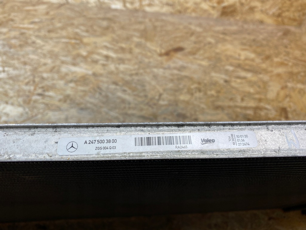 фото №11, Радіатор wody mercedes w177 w247 x247 w118 a2475003800