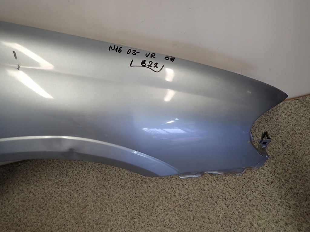 фото №5, Nissan almera n16 03-06 крила передній правий b22