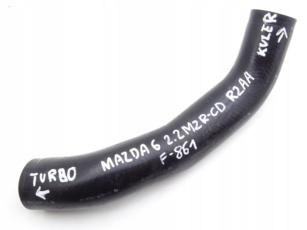 фото №1, Mazda 6 ii gh 07-12 2.2 mzr-cd труба турбіни інтеркулер