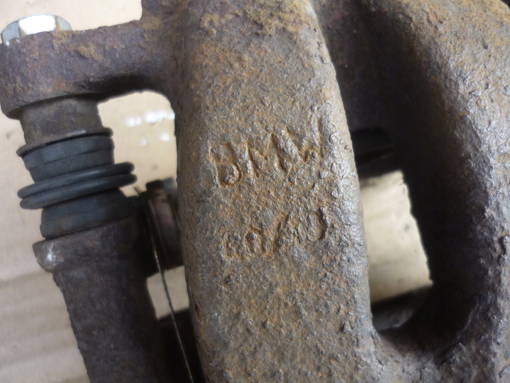 фото №15, Суппорт тормозной + скоба левый задняя bmw 1 e87 e81 280mm 40/10 проверенный