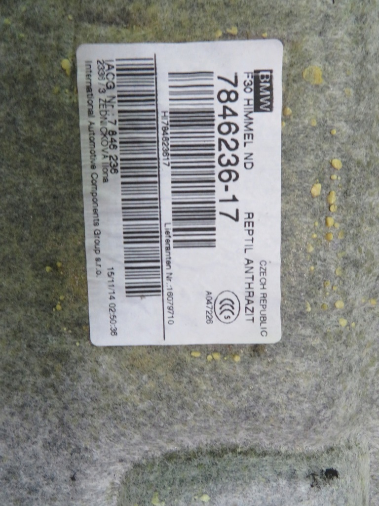 фото №6, Bmw 330d f30 14r 3.0d стеля