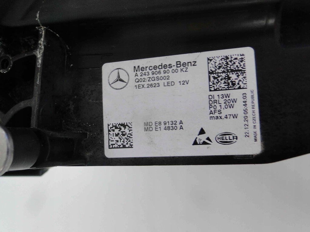 фото №15, Mercedes eqb x243 243 лампа права led high perform