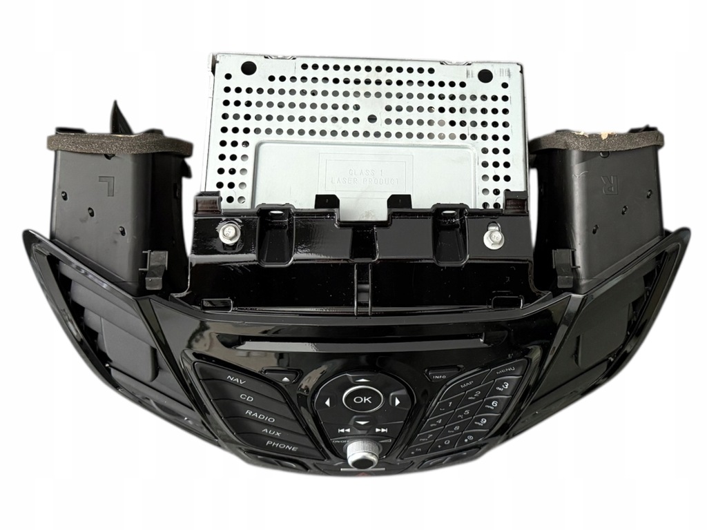 фото №4, Панель радіо рамка + зчитувач радіо ford fiesta mk7 c1bt18k811ra