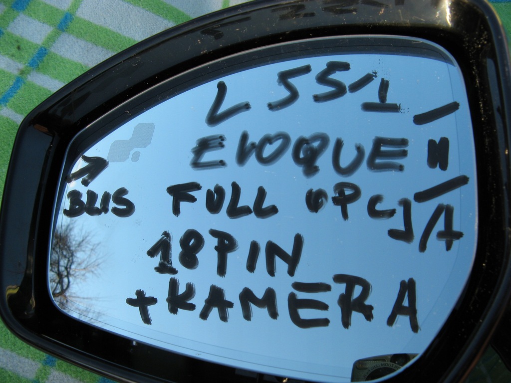 фото №5, Зеркало land rover evoque 2 ii od 2019 18 pin +камера