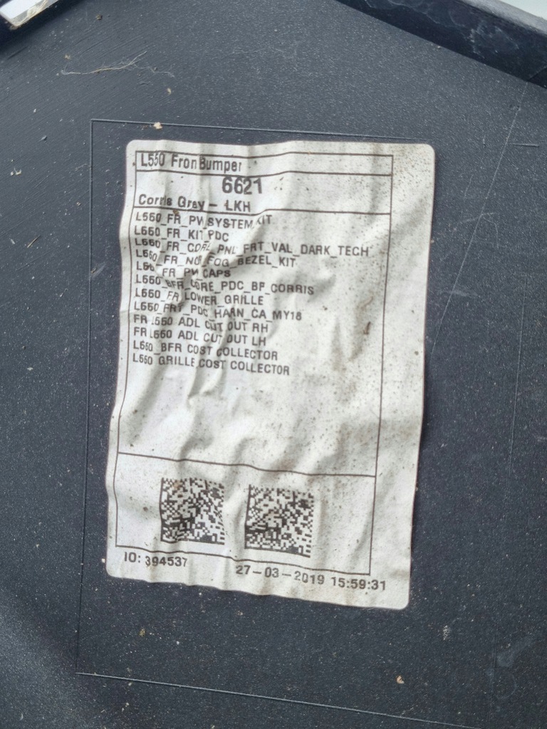 фото №9, Land rover discovery sport l550 бампер передний перед