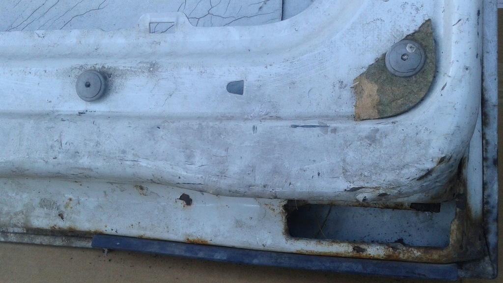 фото №14, Дверь правый задняя правое задние vw volkswagen transporter t4 высокий белый