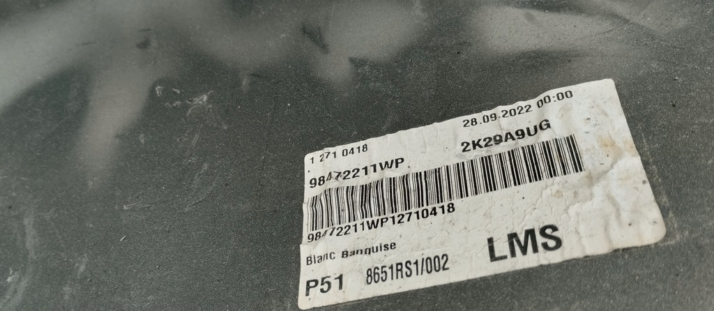 фото №10, Бампер задний задняя peugeot 308 iii t10 p5 hb