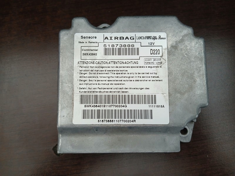 Купить Датчик подушка безопасности 51873888 fiat bravo ii
