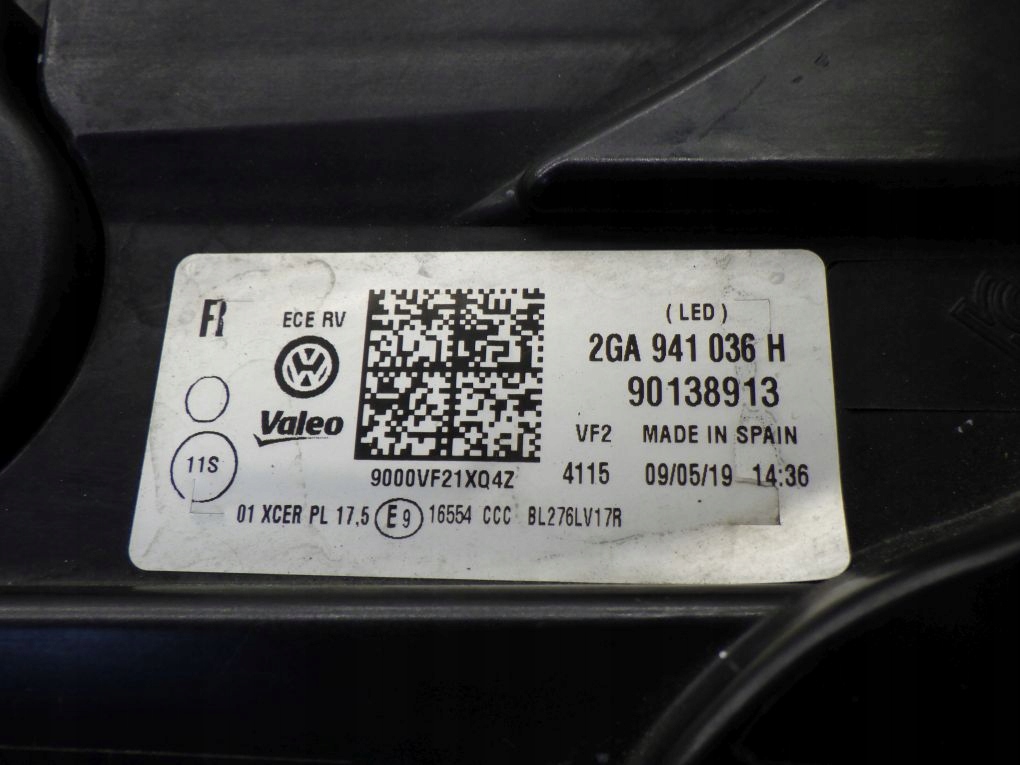 фото №5, Vw t roc t-roc full led 2ga лампа правая