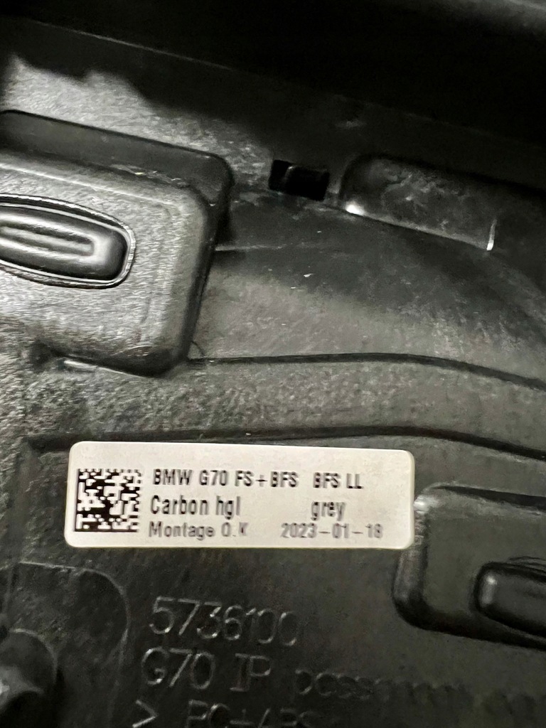 фото №10, Bmw g70 seria 7 декоры карбон dekor nowe kompet 7883381 карбон bmw