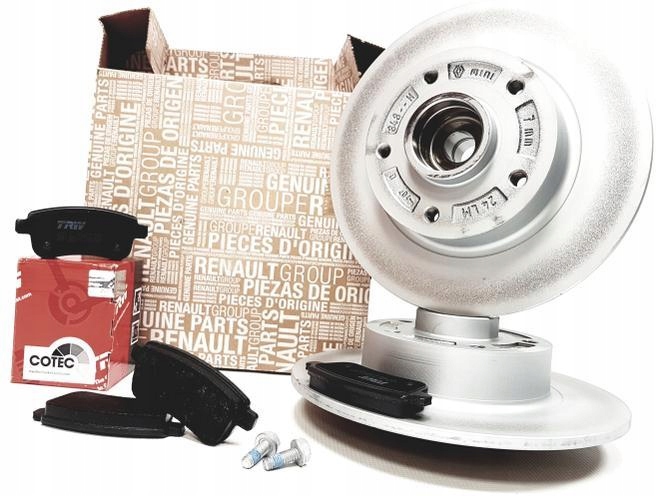 фото №1, Оригинальный номер renault тормозные диски+ тормозные колодки задняя renault fluence