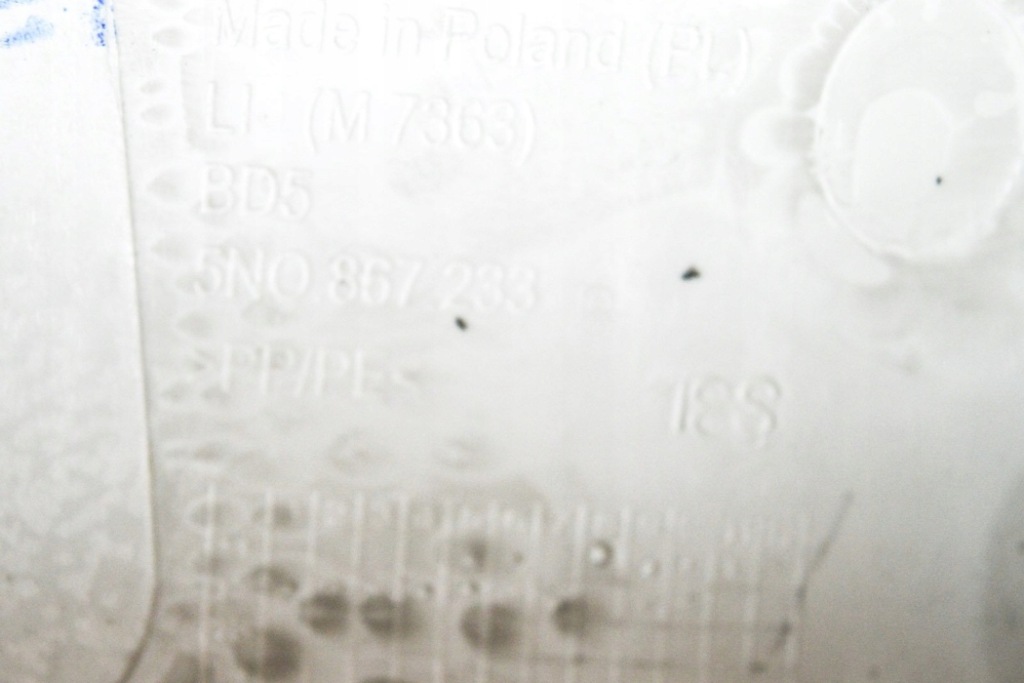 фото №7, Volkswagen tiguan 5n 2.0 tdi левый блок двигателя a молдинг 5n0867233 2.00 дизель 103