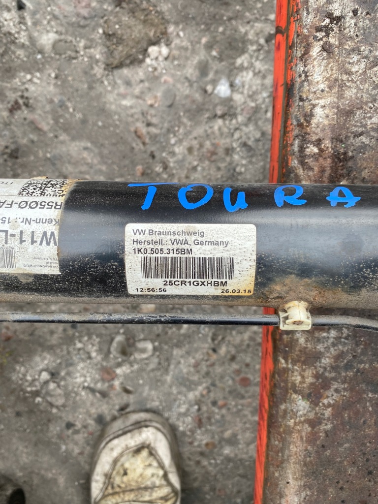 Підрамник підвіска повний поворотний кулак важіль 1k0505315bm vw touran 2 10-15 Зі Шроту