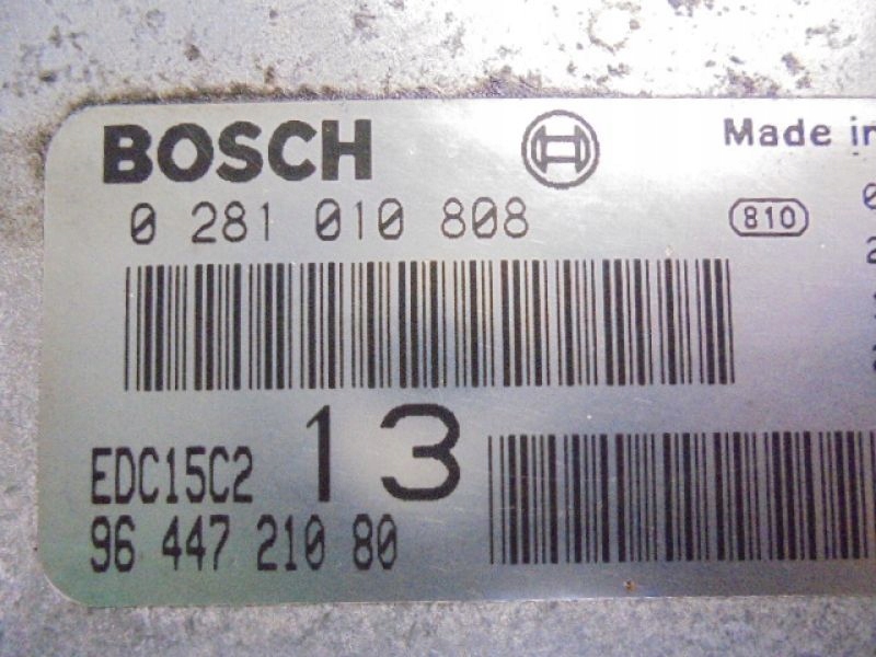 фото №5, C5 бортовий комп'ютер 9647721080 2,0hdi 0281010808