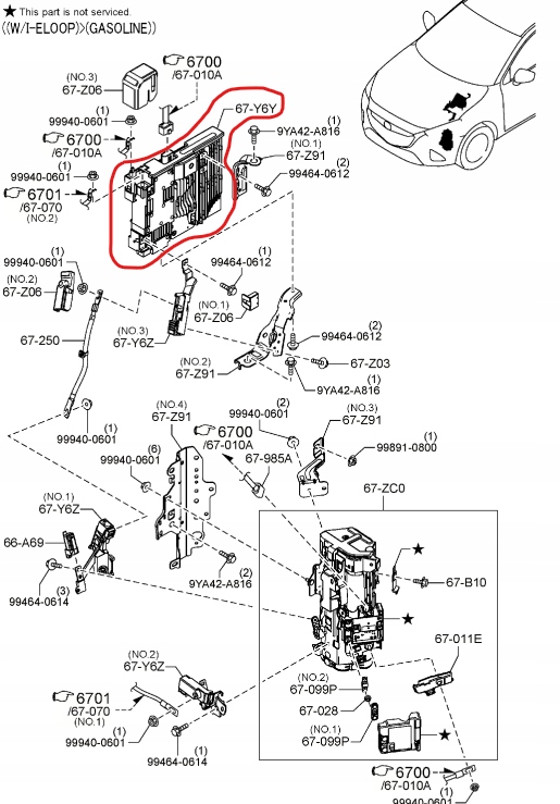 фото №7, Преобразователь, converter dcdc mazda 2 / cx-3