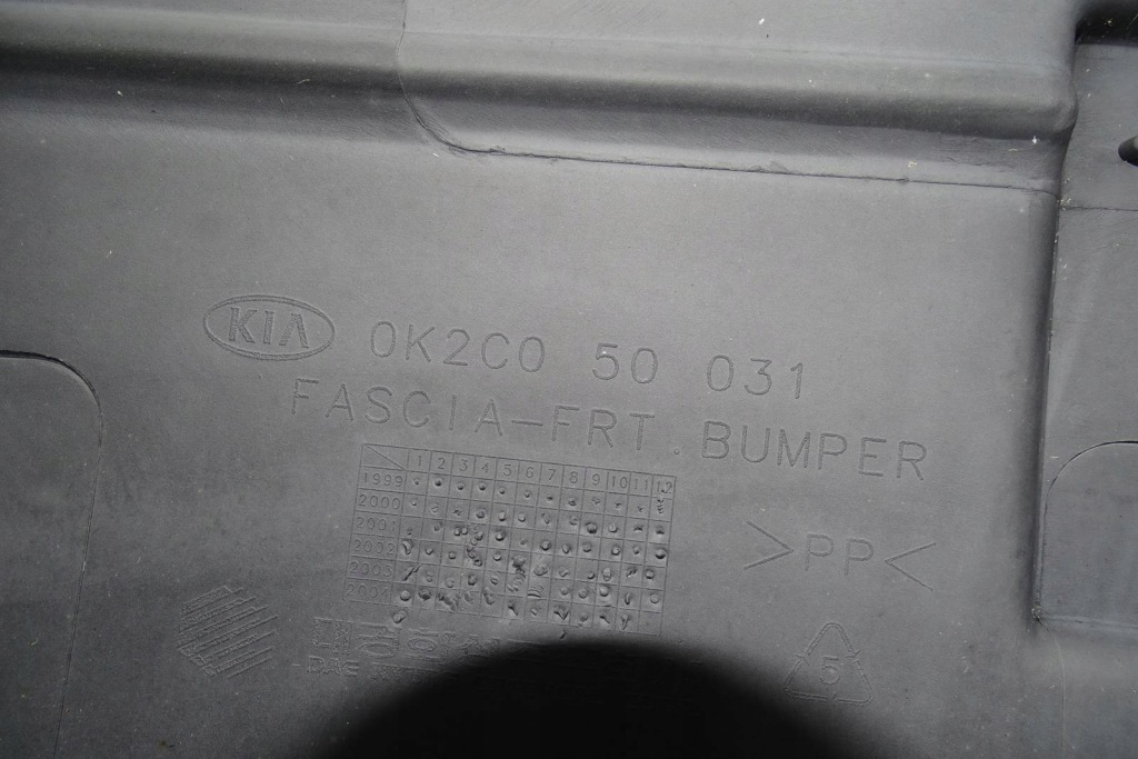 Kia carens i 99- бампер перед передній oryg Оригінал