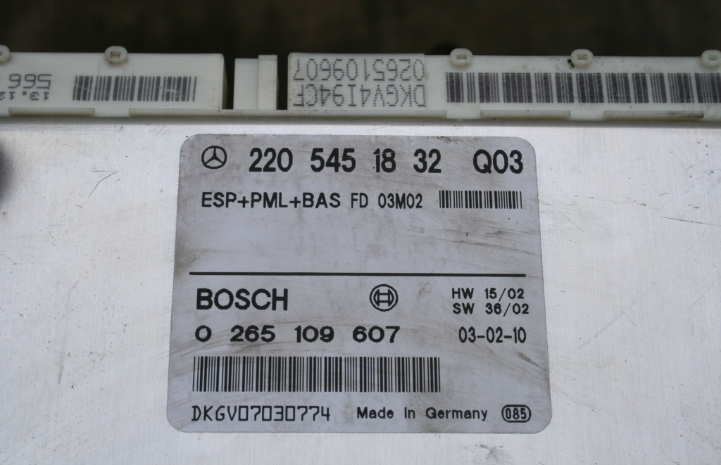 фото №3, Mercedes w220 блок керування esp