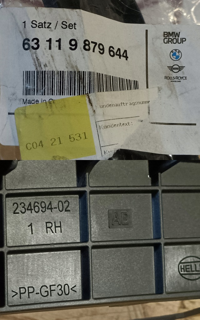 фото №9, Bmw 5 f90 g30 g31 g38 кронштейн кронштейн лампи правий перед 63119879644