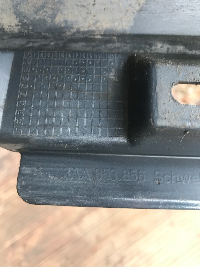 фото №6, Молдинг порог правая vw passat b7 3aa853856