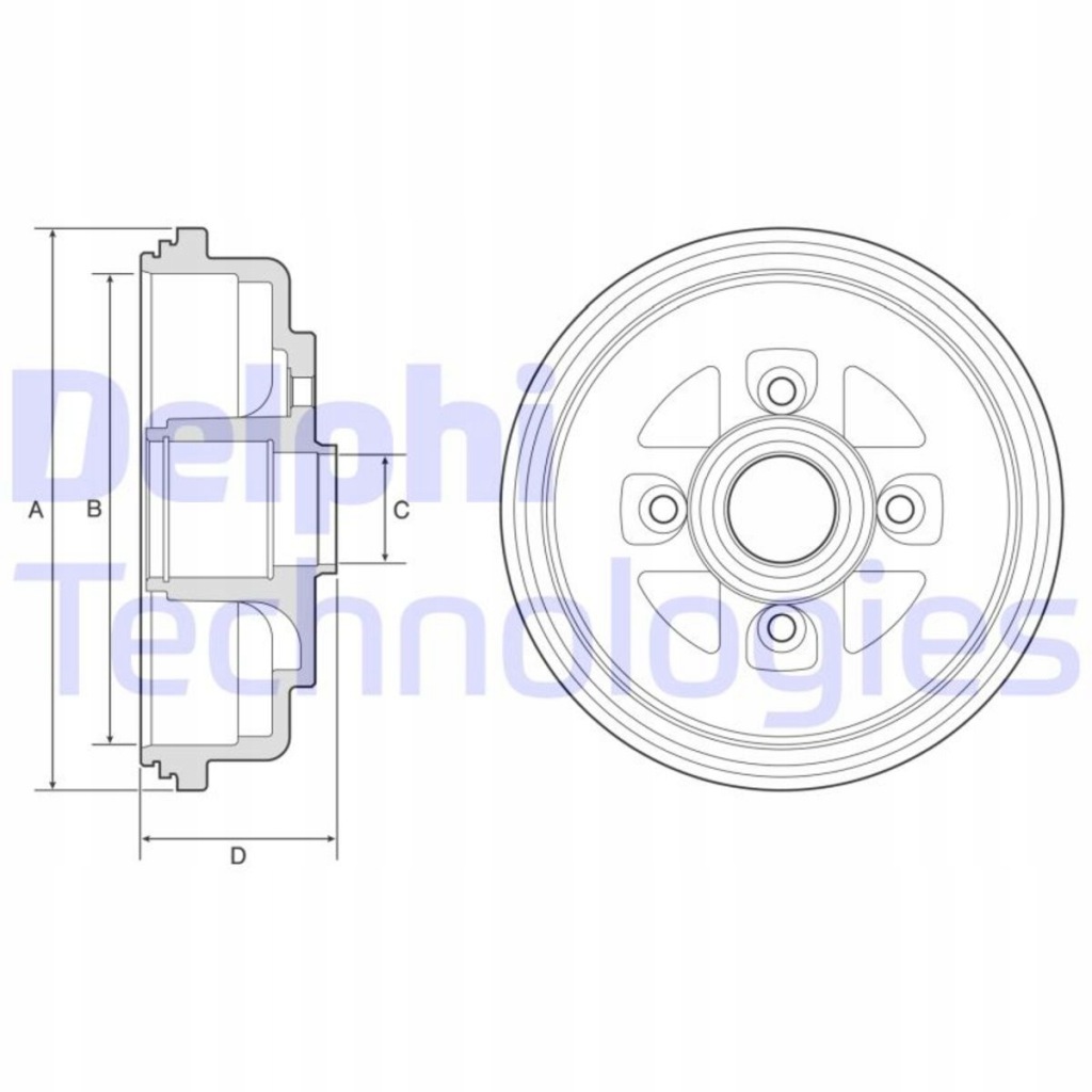 фото №7, Delphi bf607 барабан гальмівний