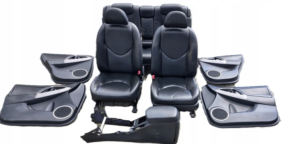 фото №16, Toyota rav4 iii сиденья кожаный обивка обшивки кожа kpl eu pomorskie