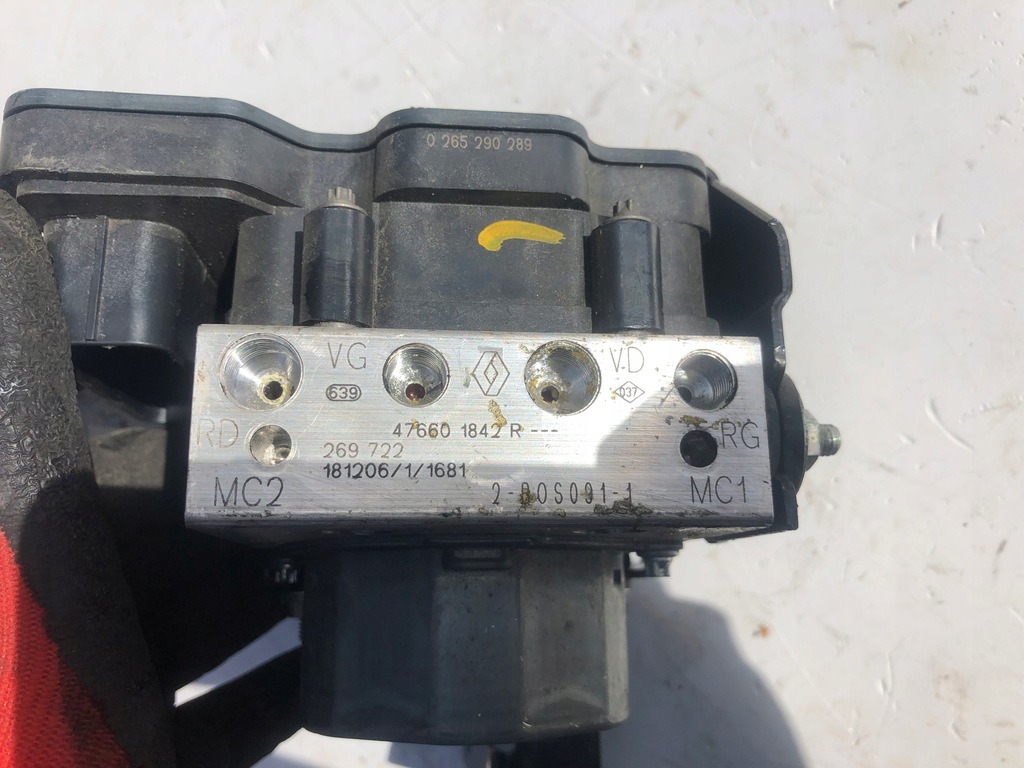 фото №3, Насос модуль блок управления abs renault clio iv 4 lift