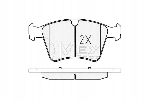 фото №1, Meyle тормозные колодки тормозные mercedes перед x164 gl350-5
