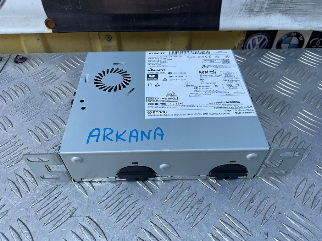 фото №1, Renault arkana e-tech радио модуль ideał 259155123r 283c34249r