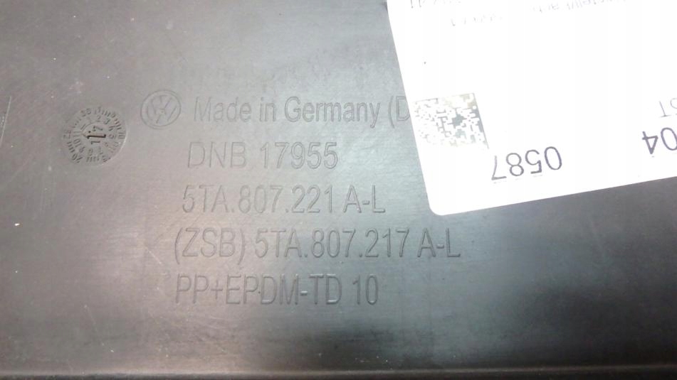 фото №10, Vw touran 5ta бампер перед 5ta807221