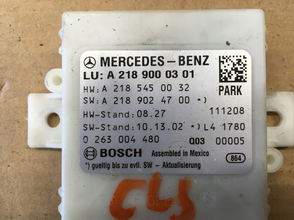 фото №3, Модуль блок управления pdc mercedes cls c218