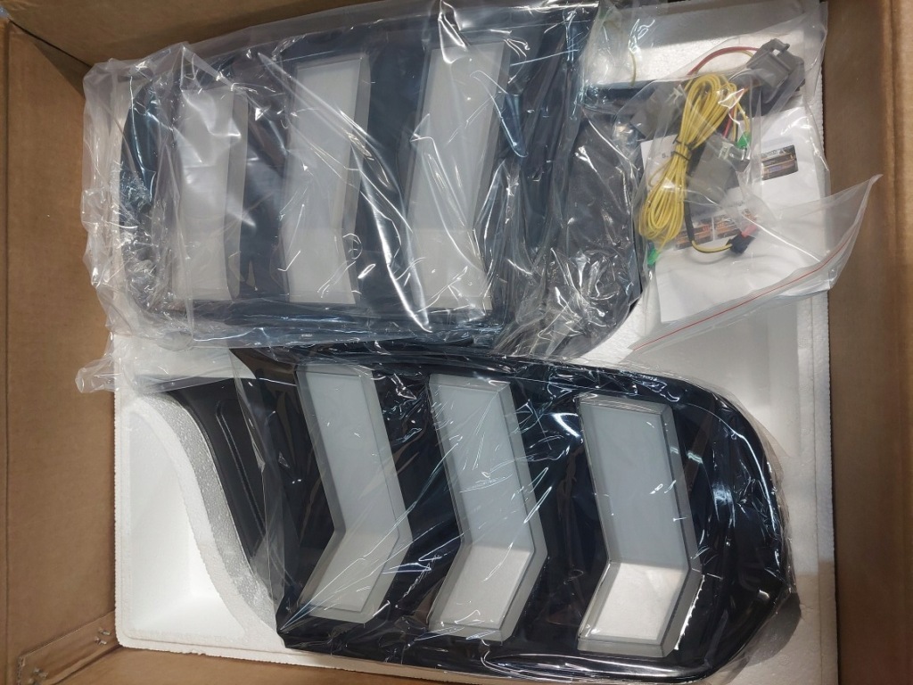 Ford mustang 2015-2023 фара фонари задние full led vland czyste поворотник жёлтый в Украине