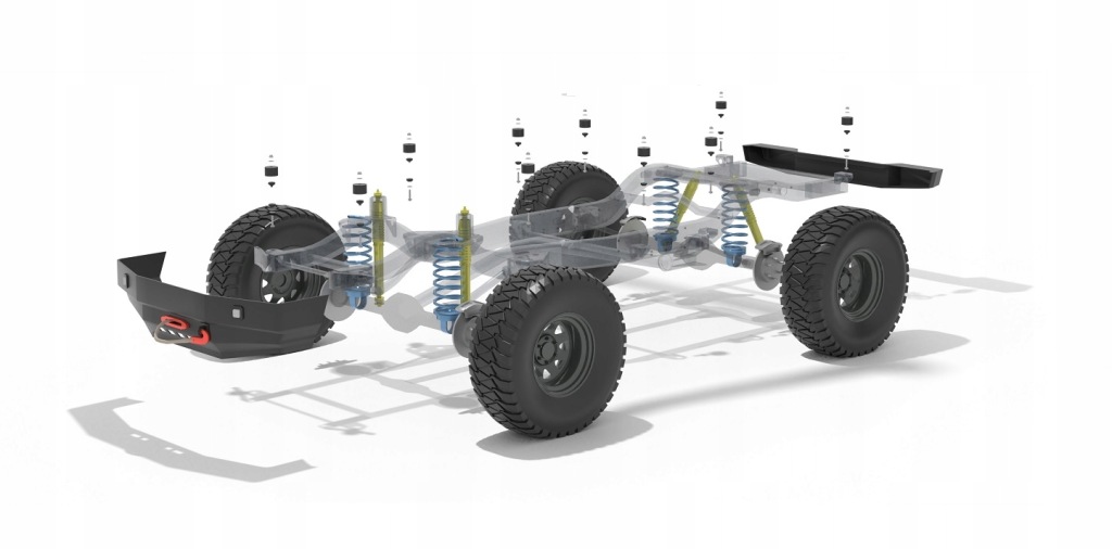 фото №10, Land rover discovery ii кузов lift 50mm / lift 2 cale болты 10.9 zl590