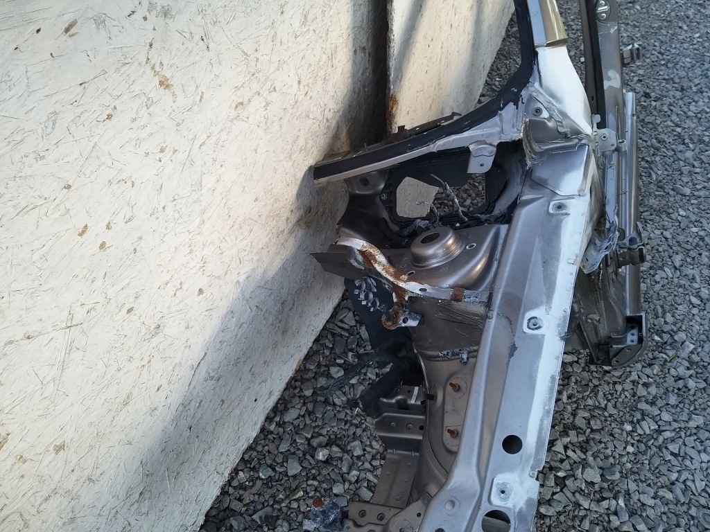 фото №3, Vw passat b7 чверть лонжерон підкрилок поріг блок двигуна лівий перед