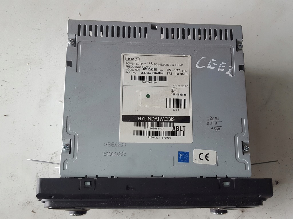 фото №2, Kia ceed 2 ii 12-16r радіо cd радіопрогравач 96170a2100wk