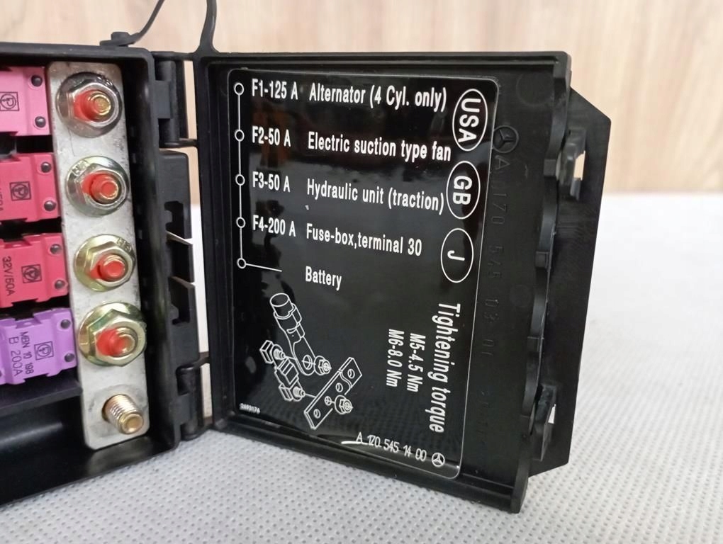 фото №4, Mercedes slk r170 lift распределитель предохранителей a1705450301