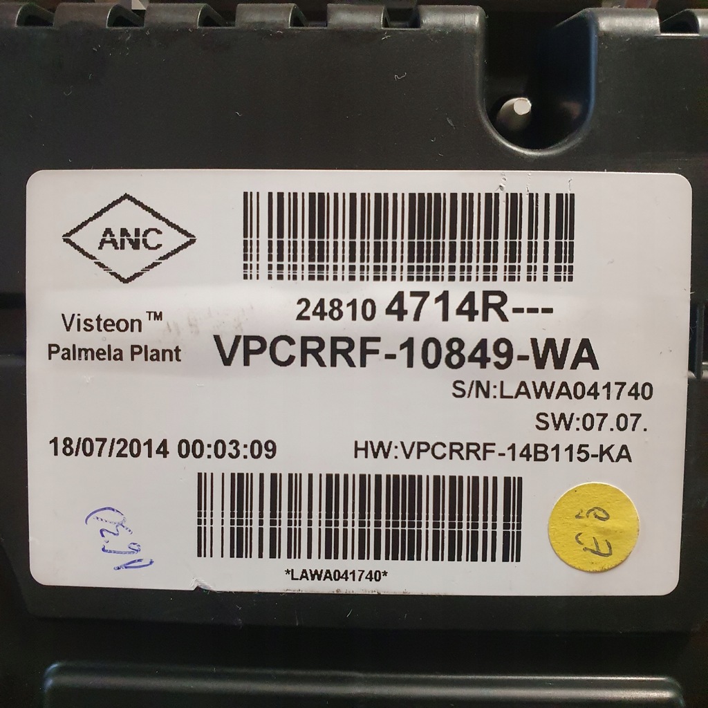 фото №7, Счетчик приборная панель do renault clio iv новый