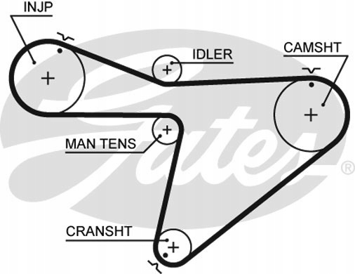 фото №3, Gates ремень распределительного вала daihatsu rocky 108