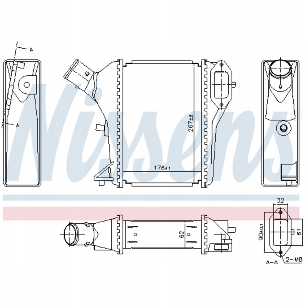фото №1, Радіатор повітря honda cr-v iv 13- 1.6