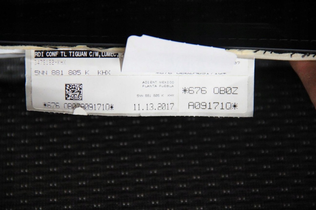 Купити Сидіння водія vw tiguan allspace 5nn 5nl матеріал