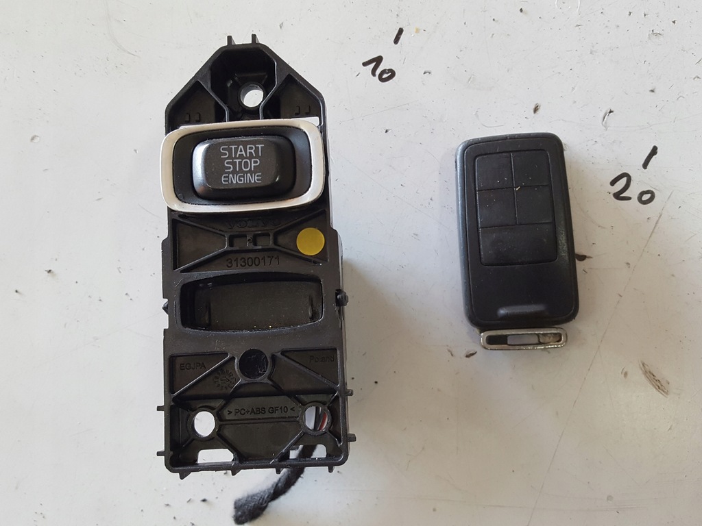 фото №1, Volvo xc60 i 08-13r замок запалювання ключ pilot запуск стоп