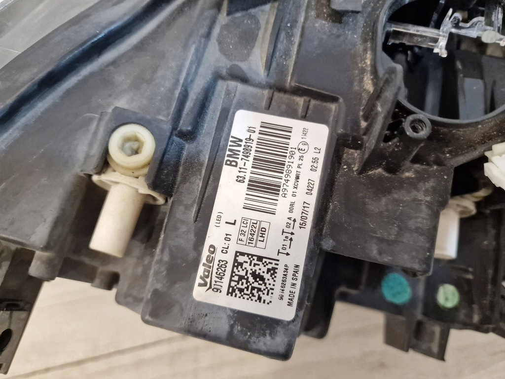 фото №9, Лампа перед bmw 4 f32 f33 f36 m3 m4 full led адаптивний 17-20 lh 7498919-01