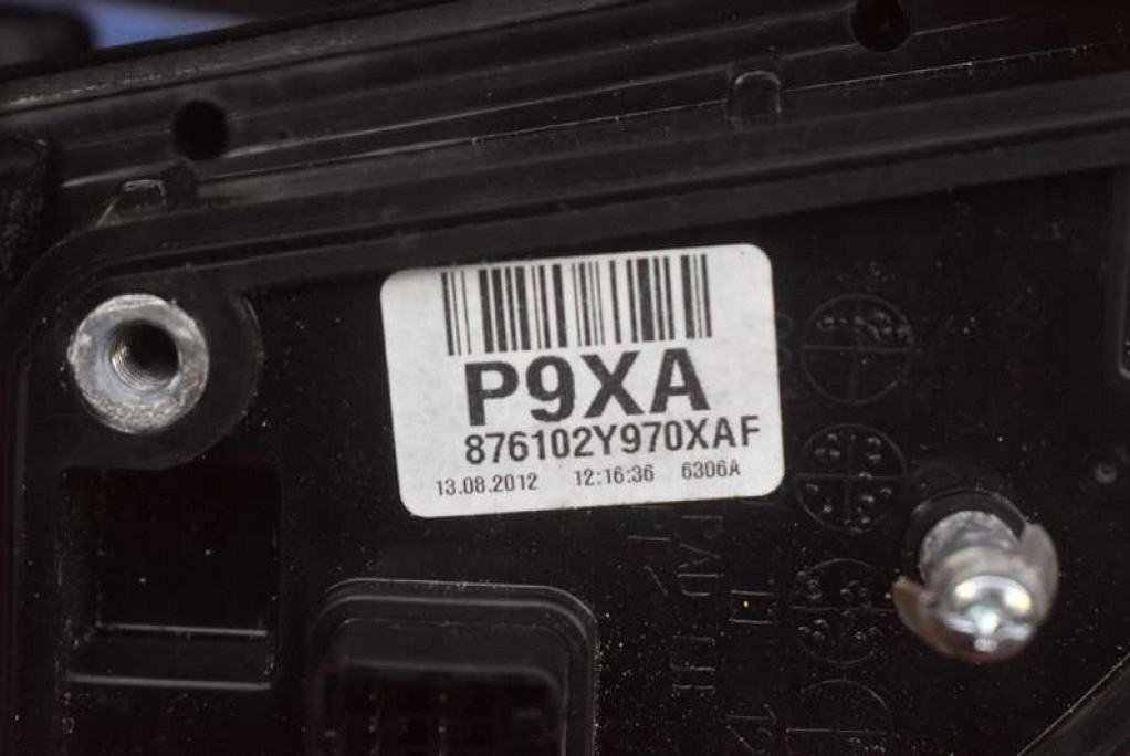 фото №6, Зеркало левая голубой 876102y970xaf uk hyundai ix35 09-13 8 pin