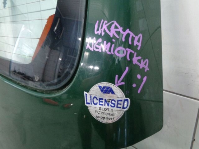 фото №9, Opel agila a 05 lift 5d крышка багажника багажника задняя y375