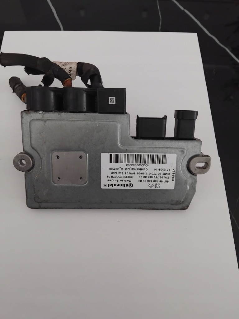 фото №1, Peugeot 308 ii 2 t9 модуль блок керування конденсатор запуск стоп 9802096780