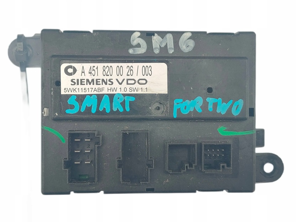 фото №1, Smart fortwo ii модуль блок управления a4518200026
