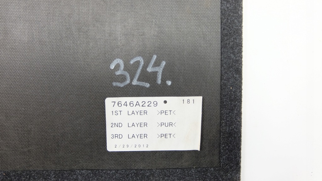 фото №5, Citroen c4 aircross килимок обшивка багажника