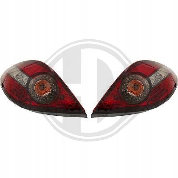 Купить Набор фары задний к peugeot 207 06-12