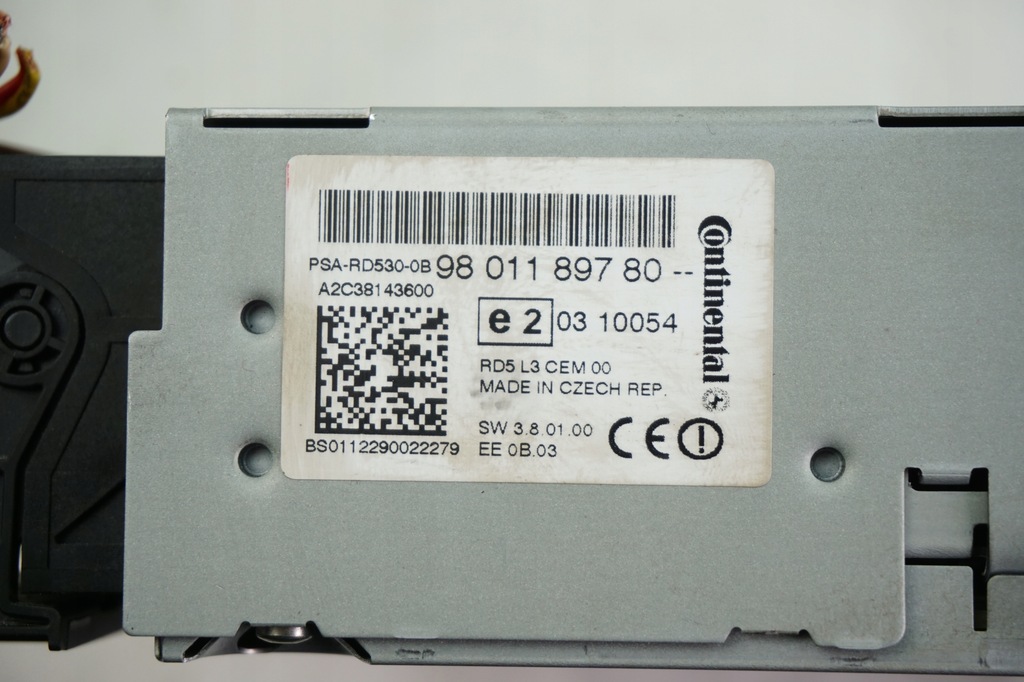 фото №3, Радио cd citroen c4 ii 9801189780