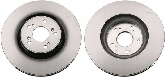 фото №3, 2x диск тормозная перед df6437 trw honda accord