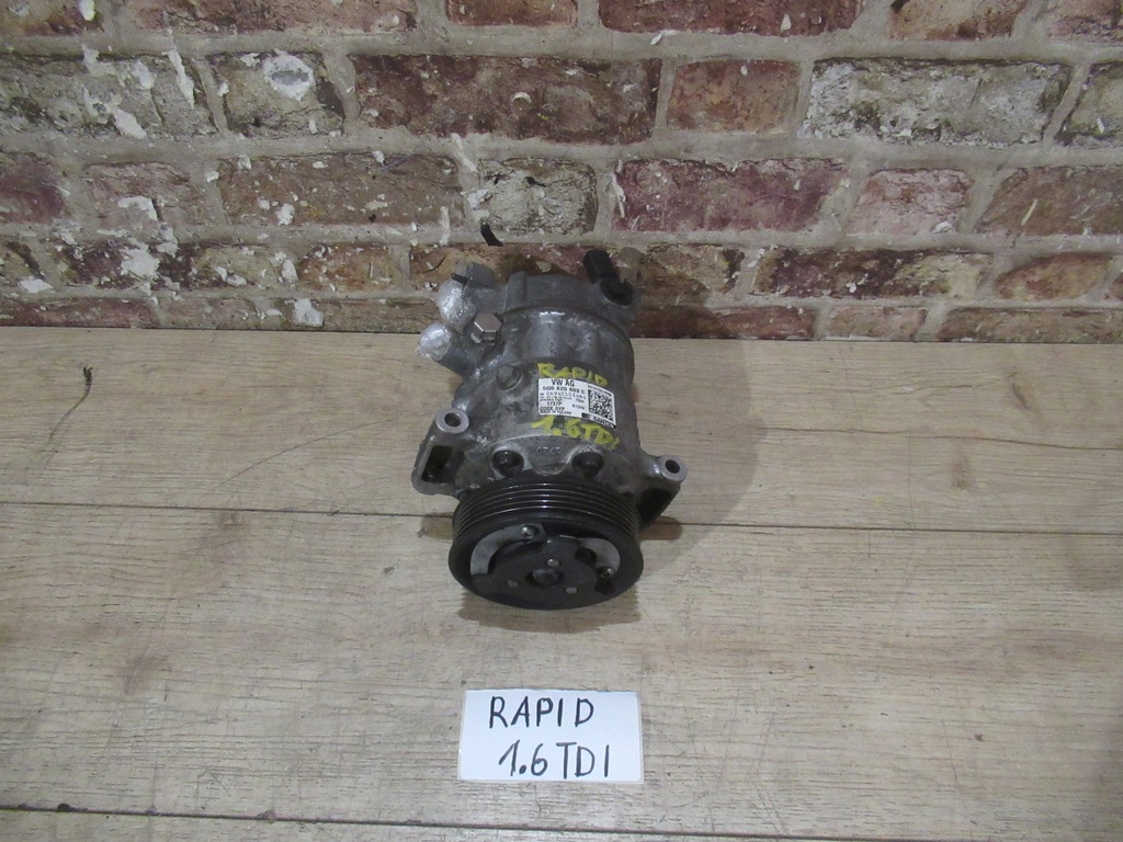 фото №1, Компрессор кондиционера skoda rapid 1.9tdi 13/19r